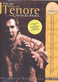 Cantolopera : Arias for Tenor 3 published by Ricordi (Book & CD)